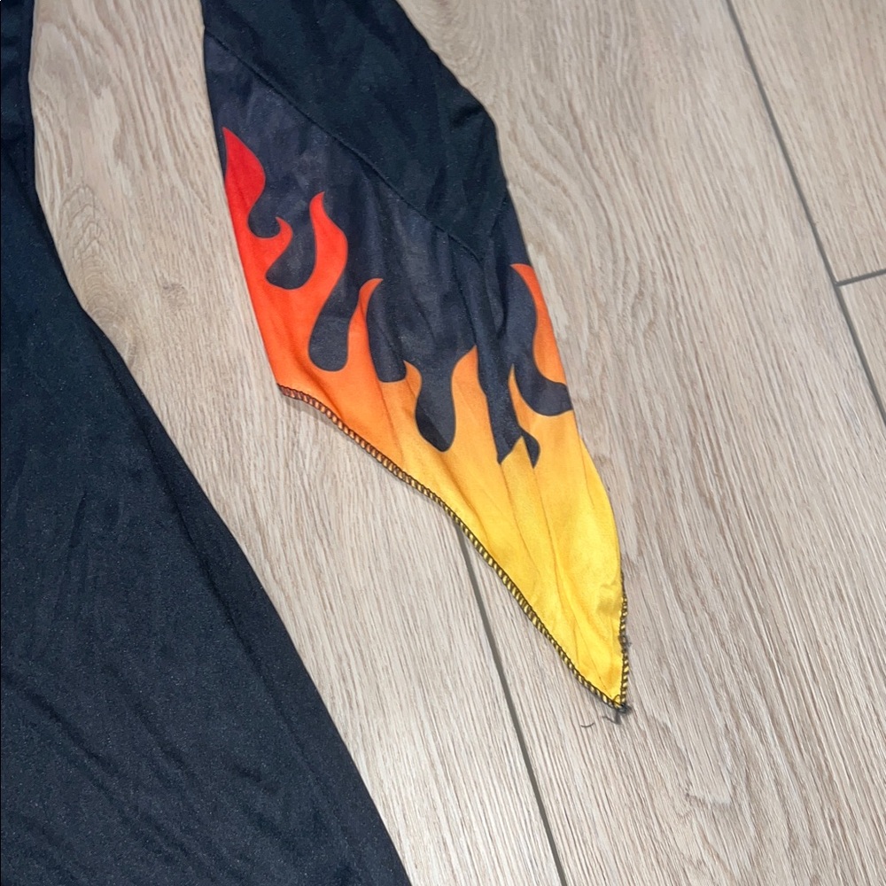 EUC - Burning Lucifer Adult Costume - Black, Red and Orange. - Picture 5 of 14